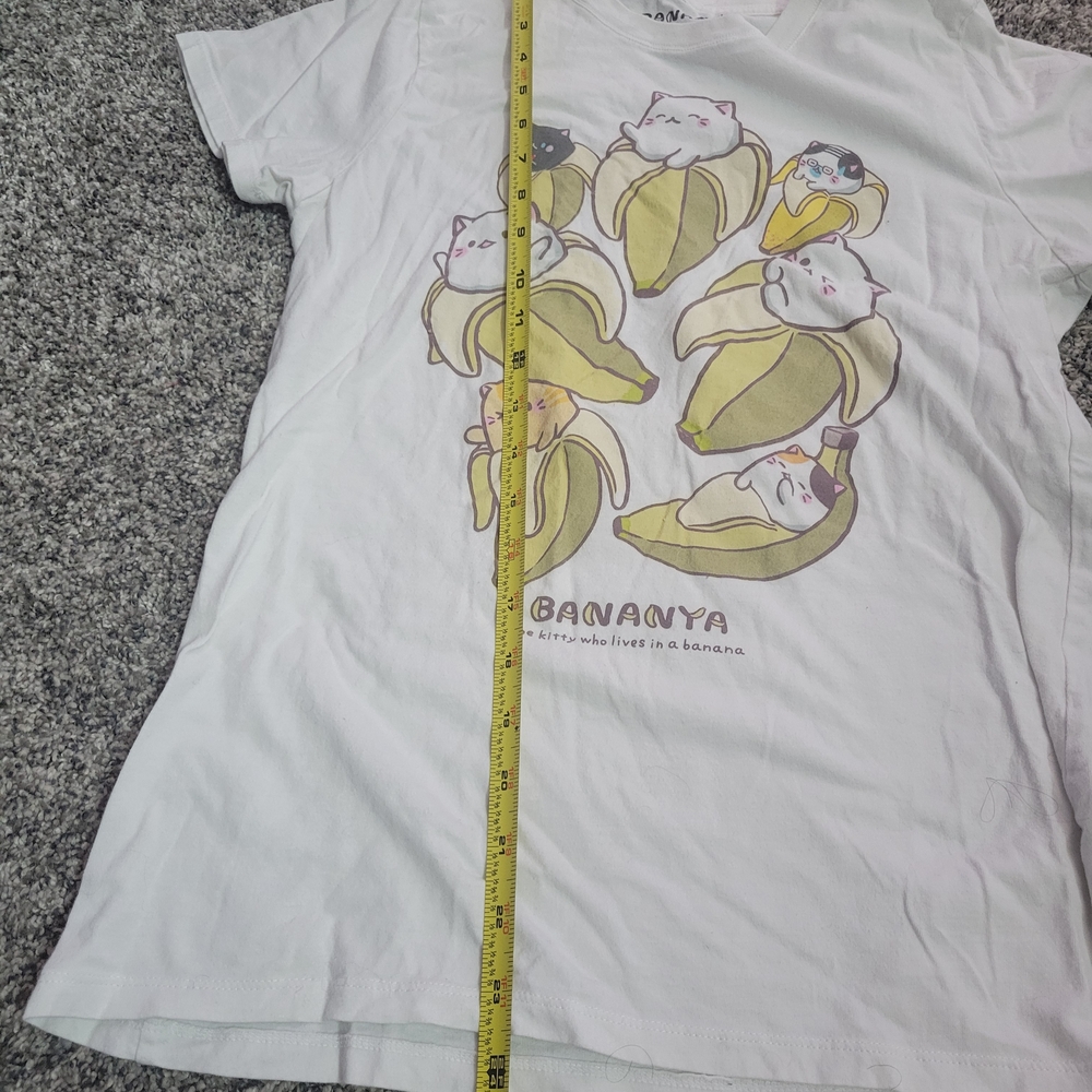 Bananya Cat Banana Graphic Tee - Light Blue - Picture 3 of 8